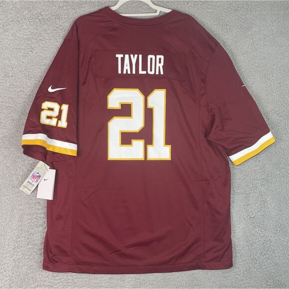 Nike On Field Jersey Sean Taylor #21 Washington Redskins Mens 2XL 52 Red NFL NWT - Picture 1 of 12